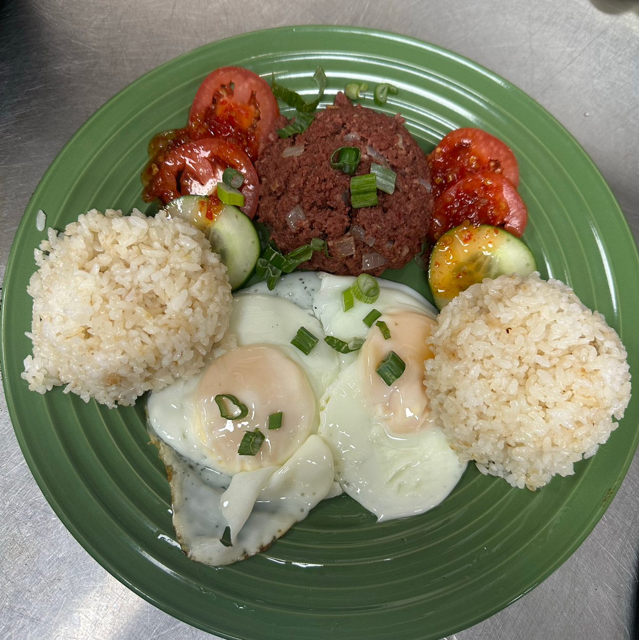 Corned beef silog.