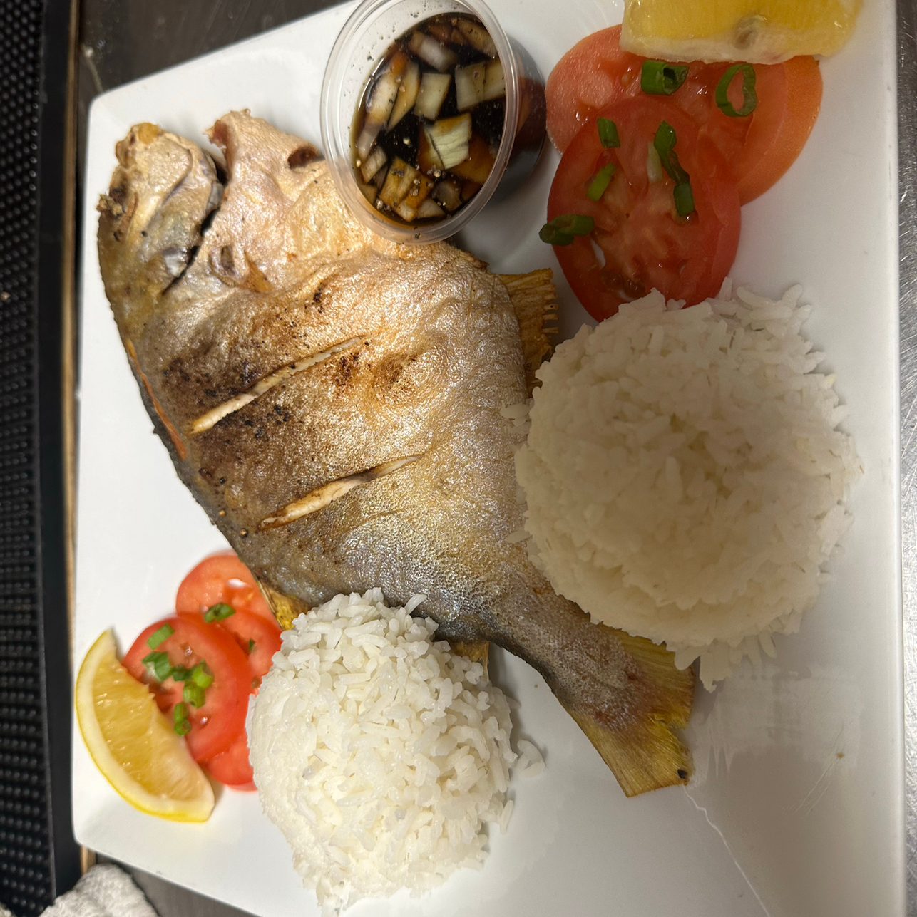 Fried Pompano.